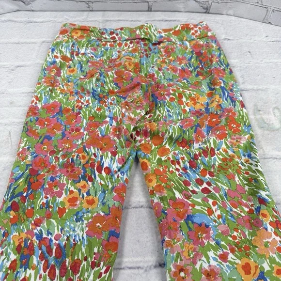 J.MCLAUGHLIN Womens Masie Ankle Pants Size 12 Caprice Floral Pull On Stretch - Picture 10 of 16
